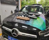 怀化奔驰GLC260音响改装德国彩虹奔驰专用音响